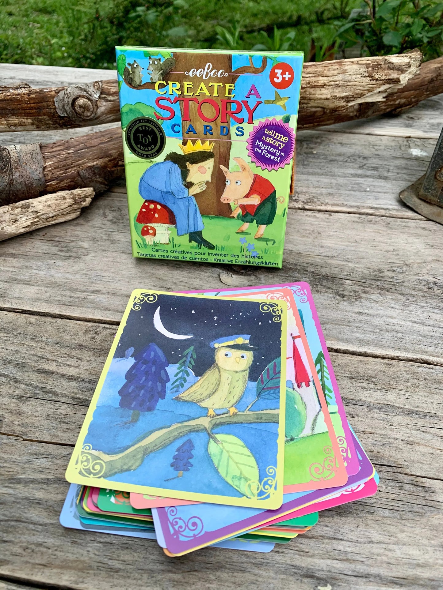 eeBoo storytelling cards for kids: Mystery in the Forest