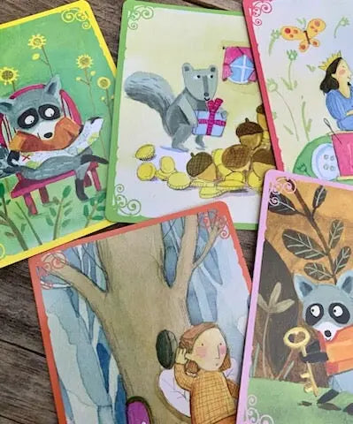 eeBoo storytelling cards for kids: Mystery in the Forest