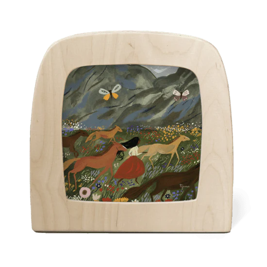 Toverlux “Wild Spring” Silhouette – A Magic Lamp Plate by Tijana Draws