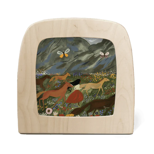 Toverlux “Wild Spring” Silhouette – A Magic Lamp Plate by Tijana Draws