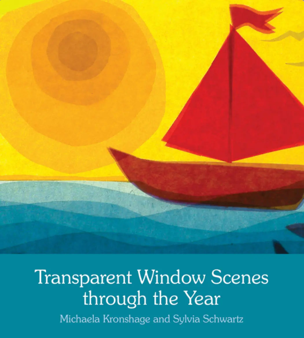 Transparent Window Scenes through the Year book cover