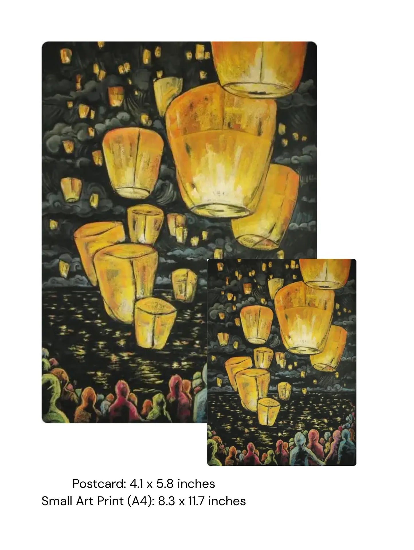 Wishing Light — Waldorf Art Postcard & Art Print by Geertje Kapteijns