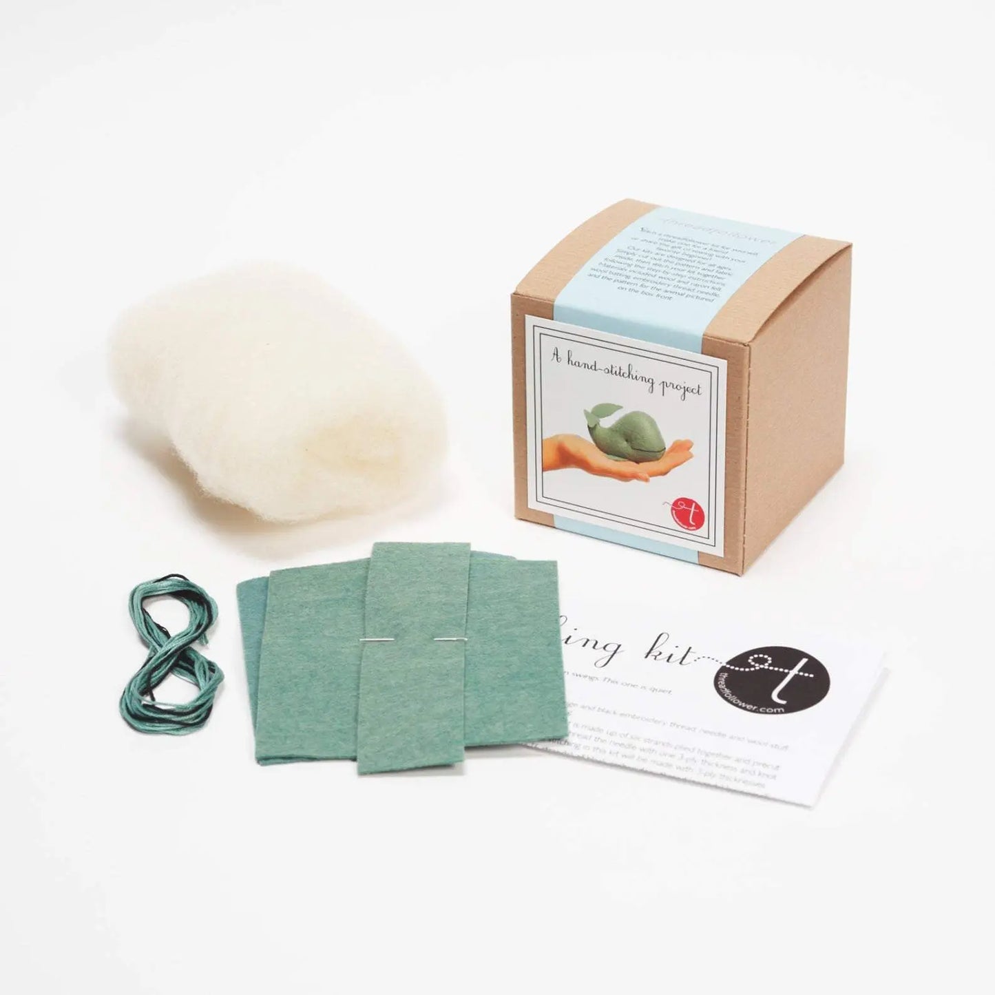 Whale Hand Sewing Kit (Beginner Level) Alder & Alouette