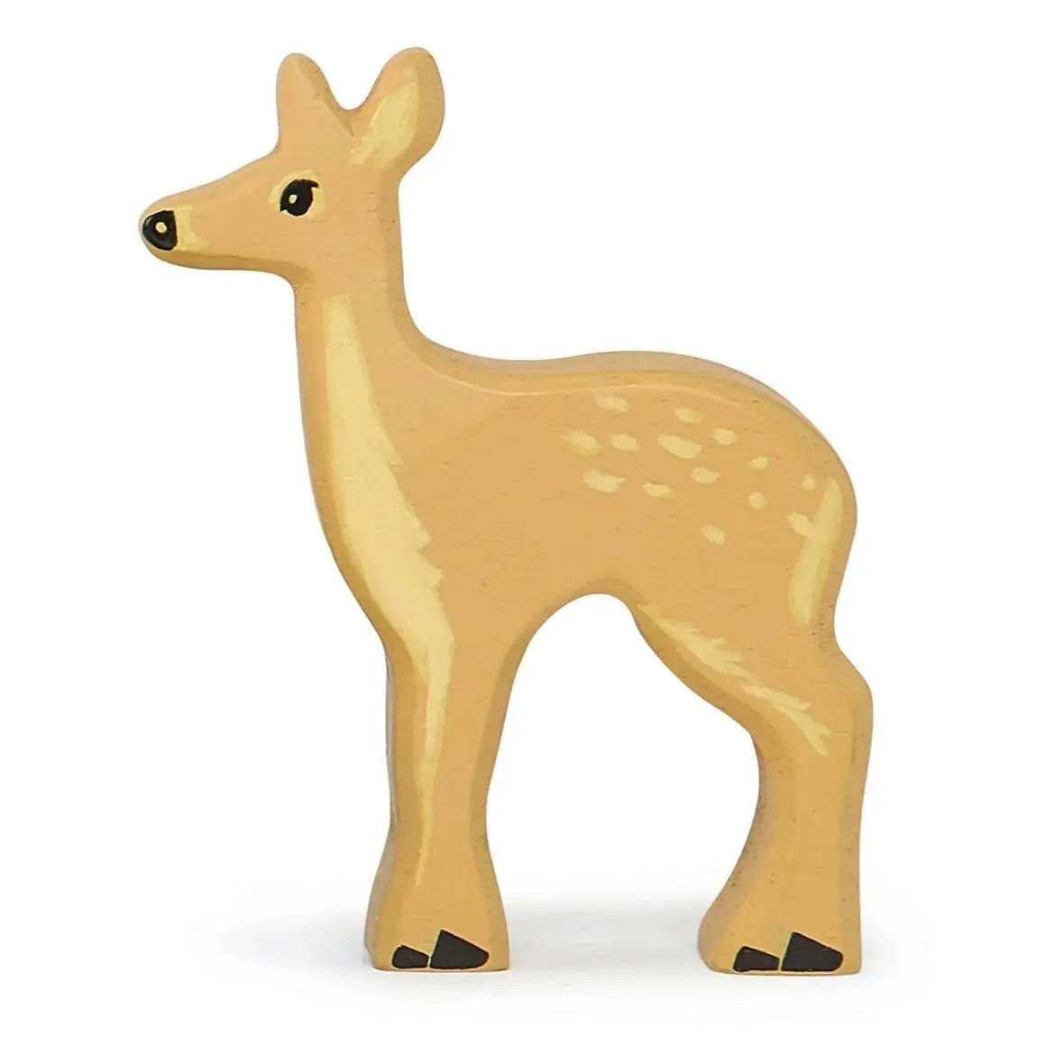 Wooden Deer made from painted rubberwood for Waldorf pretend play