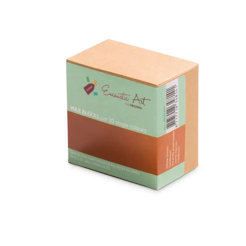 Encaustic Wax Blocks 10 pieces, Single Colors