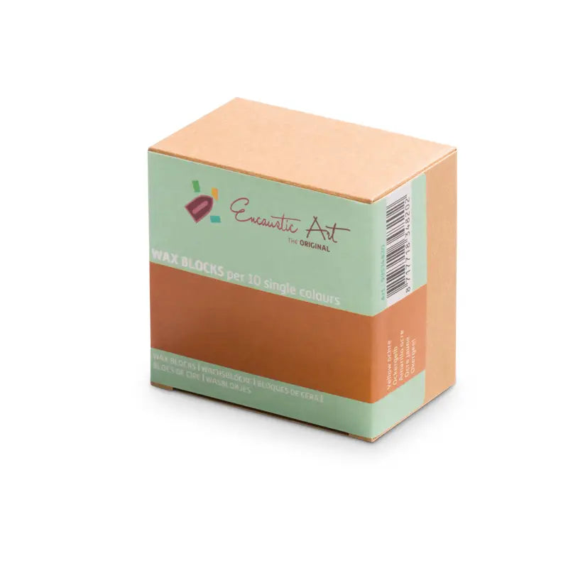 Encaustic Wax Blocks 10 pieces, Single Colors