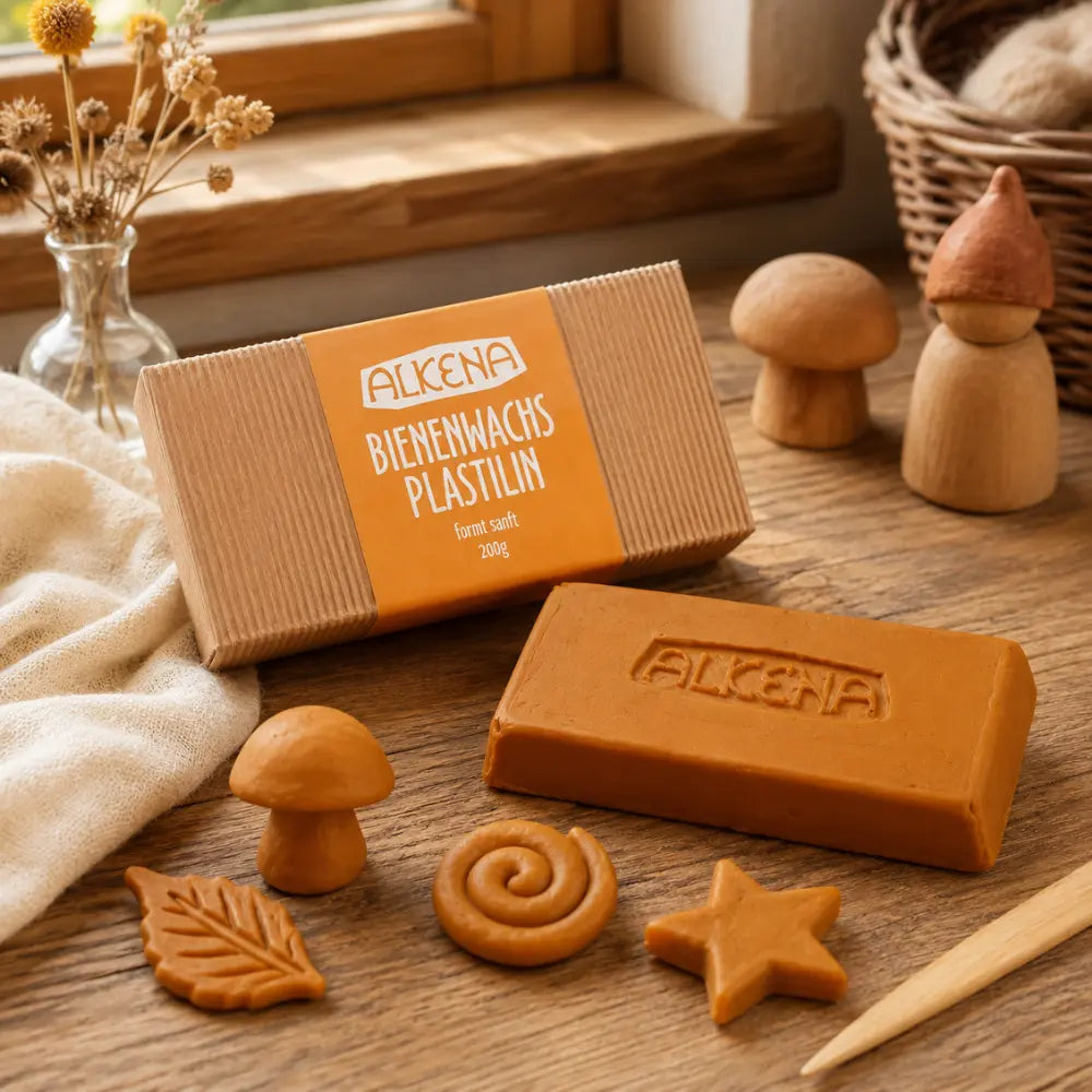 Alkena Modeling Clay – Natural Beeswax and Earth Clay Mix