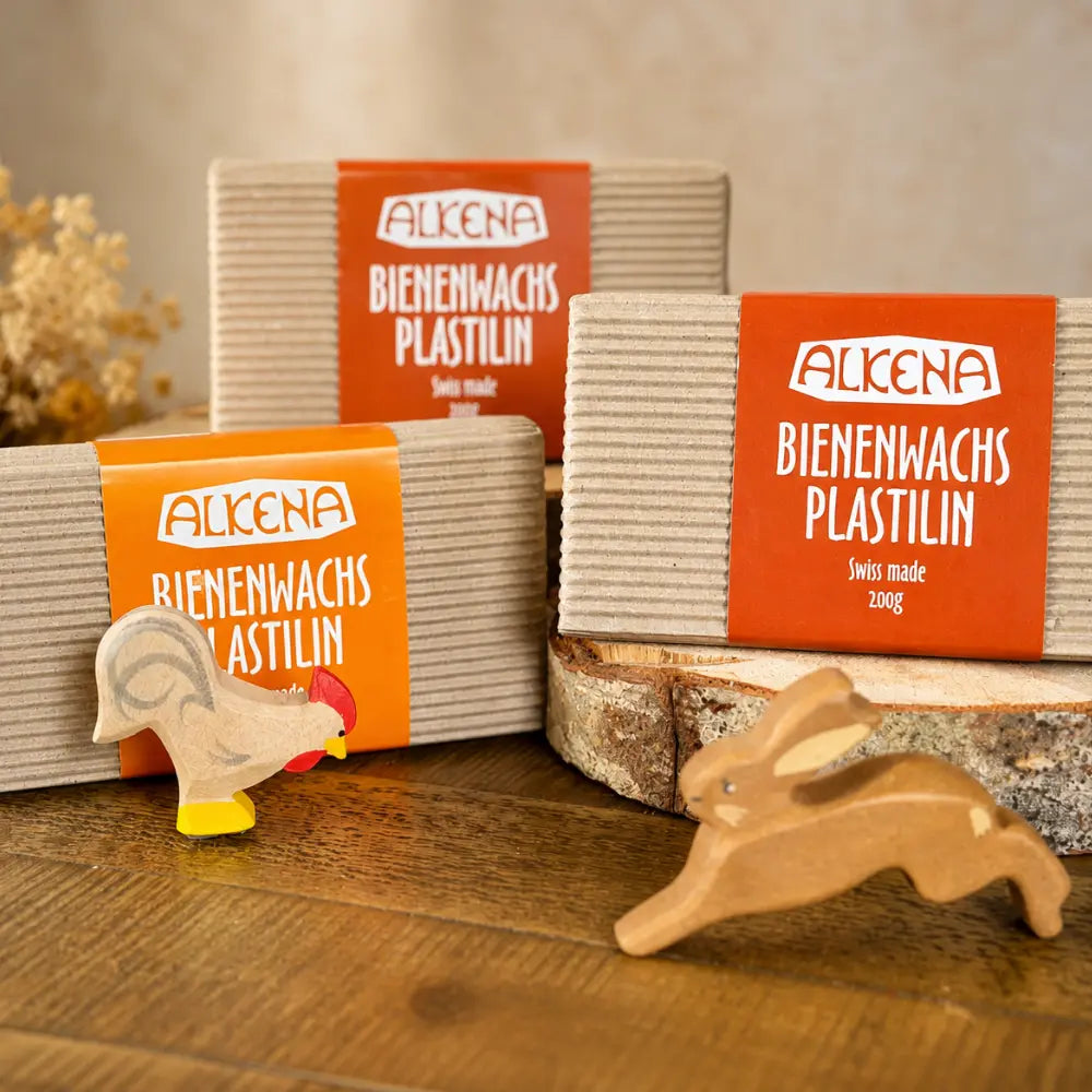 Alkena Modeling Clay – Natural Beeswax and Earth Clay Mix