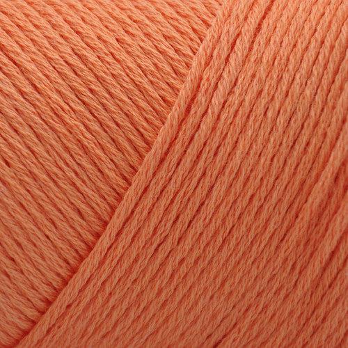 Brown Sheep Cotton Fleece DK yarn in apricot nectar