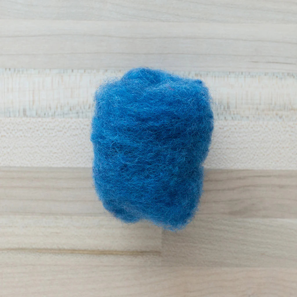 Felter’s Multi-tonal Fleece Merino-Suffolk Mix for Dry and Wet Felting in Aquarium Blue