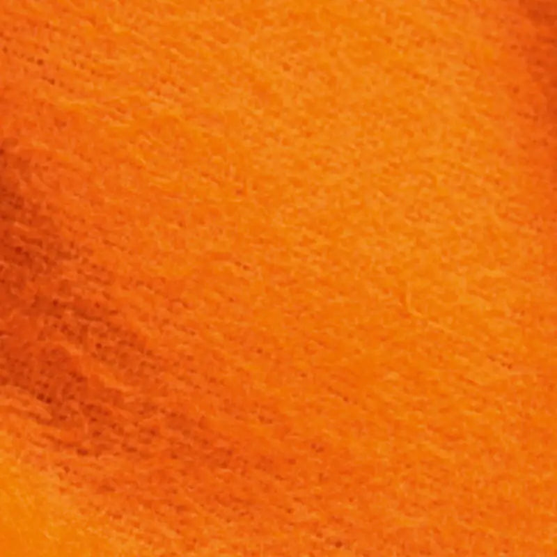 Autumn Orange Organic Cotton Flannel color swatch for dollmaking and crafts