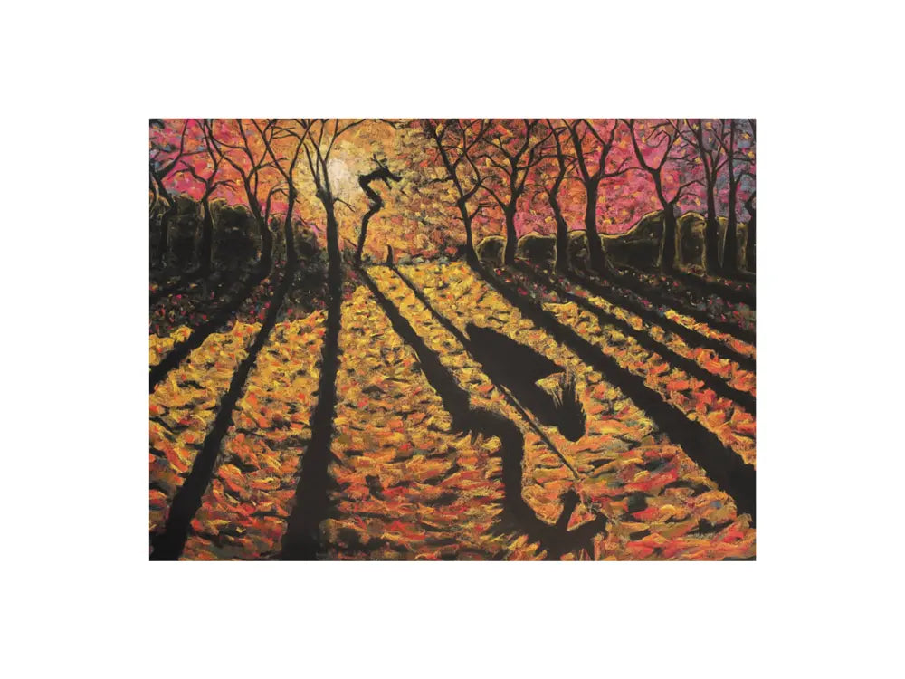 Autumnal Mood – Waldorf-Inspired Michaelmas Art Postcard