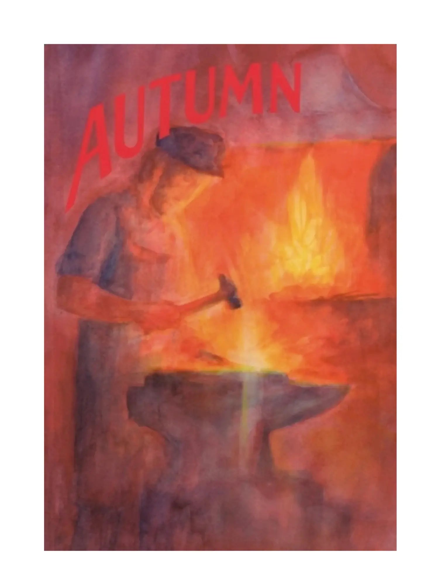 Front cover of Autumn, a Waldorf seasonal book of poems, songs, stories, plays, and fall festival verses from Wynstones Press.