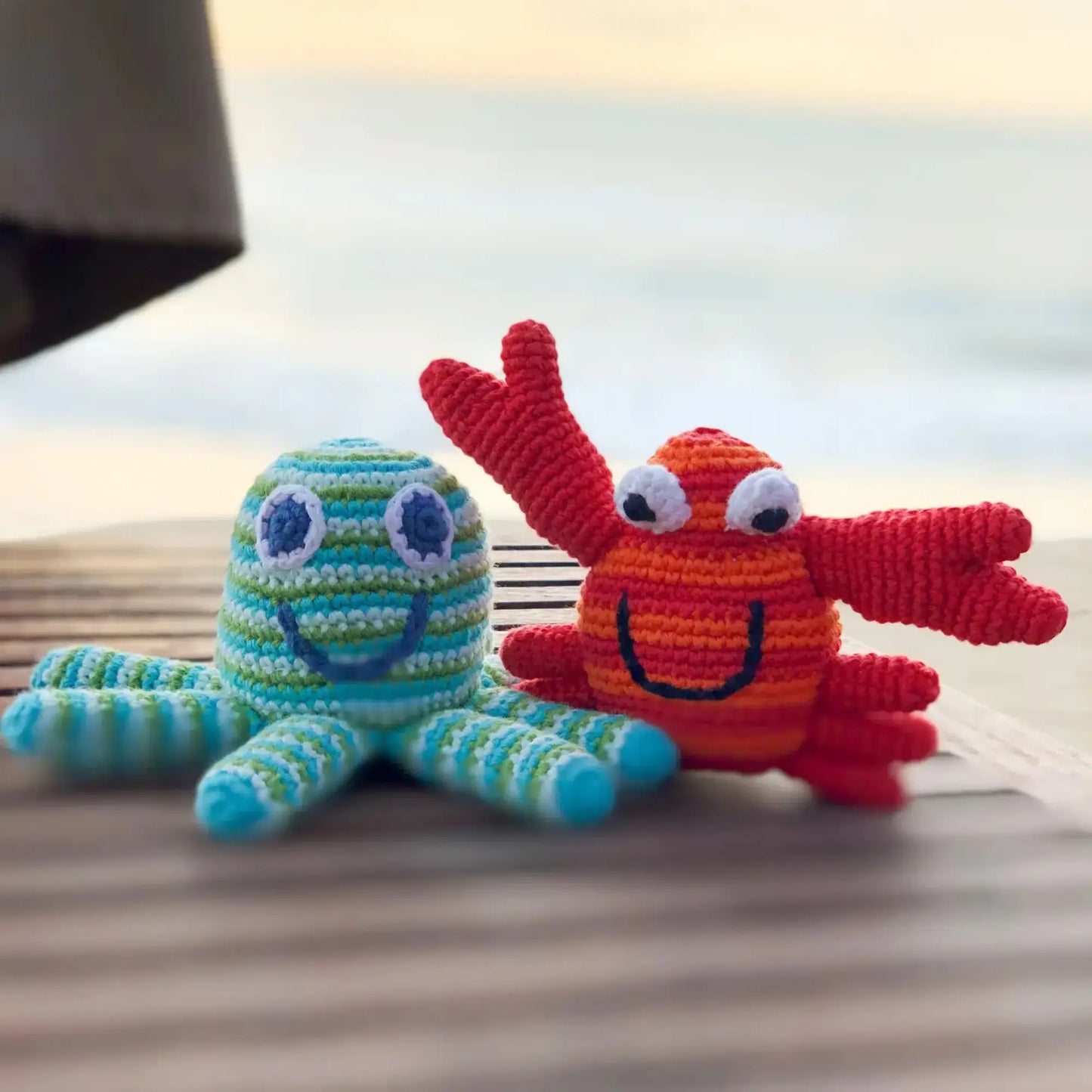 Octopus Baby Rattle – Soft Knit Cotton Toy | Alder & Alouette