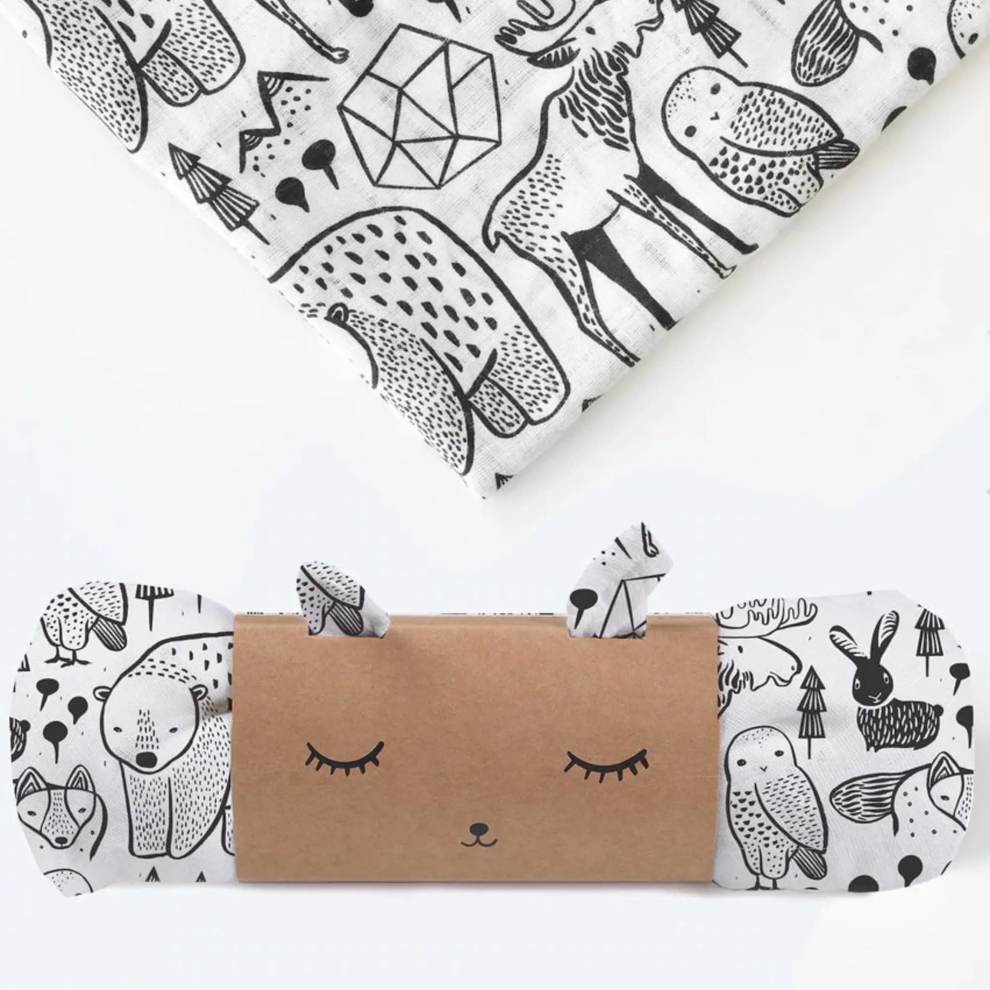 Nordic Forest Organic Cotton Muslin Swaddle | Alder & Alouette