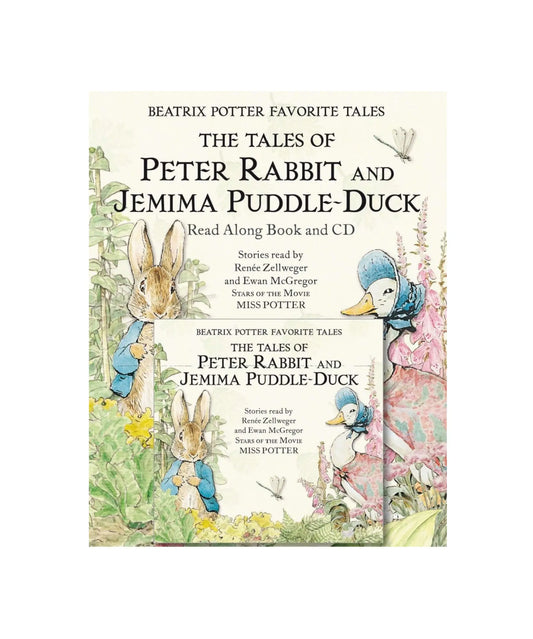 Beatrix Potter Peter Rabbit and Jemima Puddle-Duck book with CD