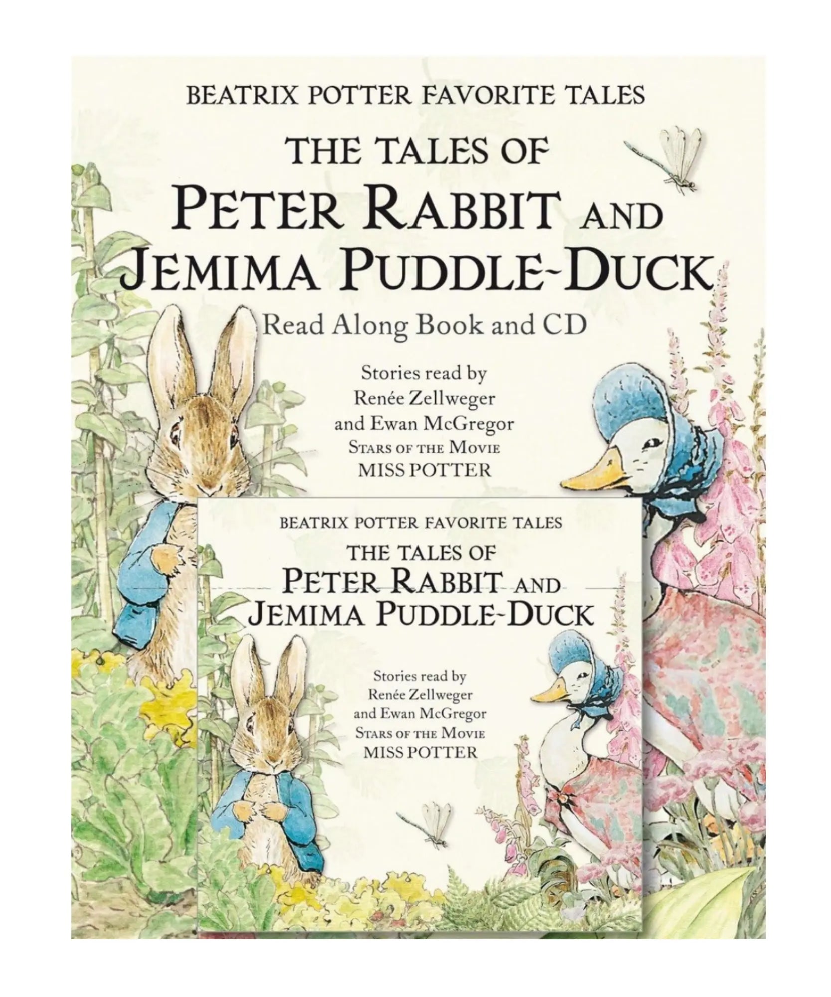 Beatrix Potter Peter Rabbit and Jemima Puddle-Duck book with CD