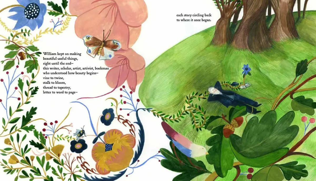 Flowers, birds, trees, and nature-inspired patterns in Beautiful Useful Things