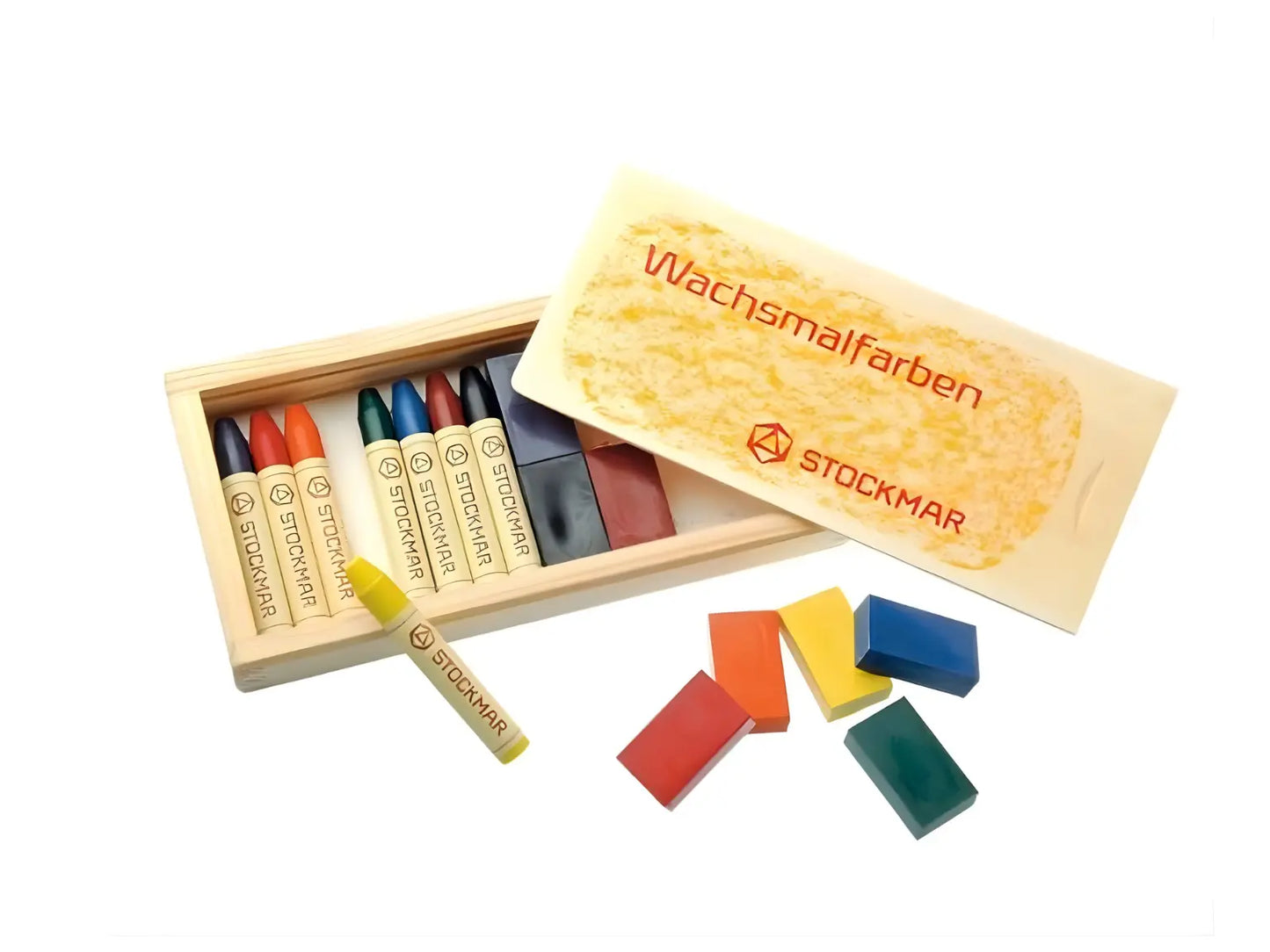 Stockmar Beeswax Combo Crayons – Blocks & Sticks Set