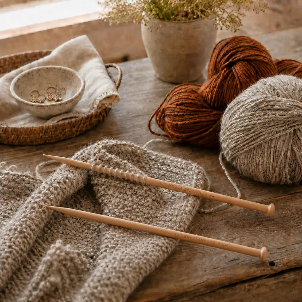 Brittany Birch Wood Knitting Needles – 10 Inch