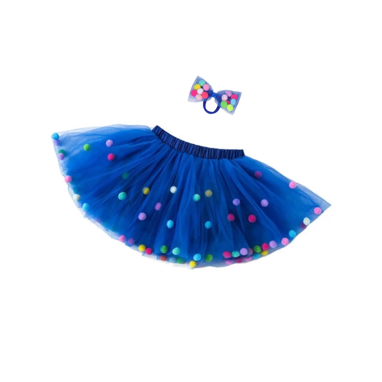 Soft Tulle Tutu + Pom Poms, Toddlers & Preschoolers - Alder & Alouette