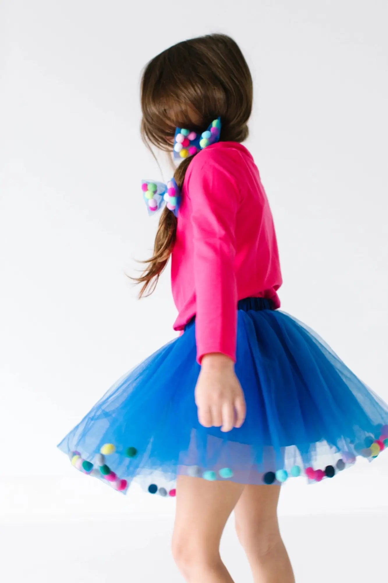 Soft Tulle Tutu + Pom Poms, Toddlers & Preschoolers - Alder & Alouette