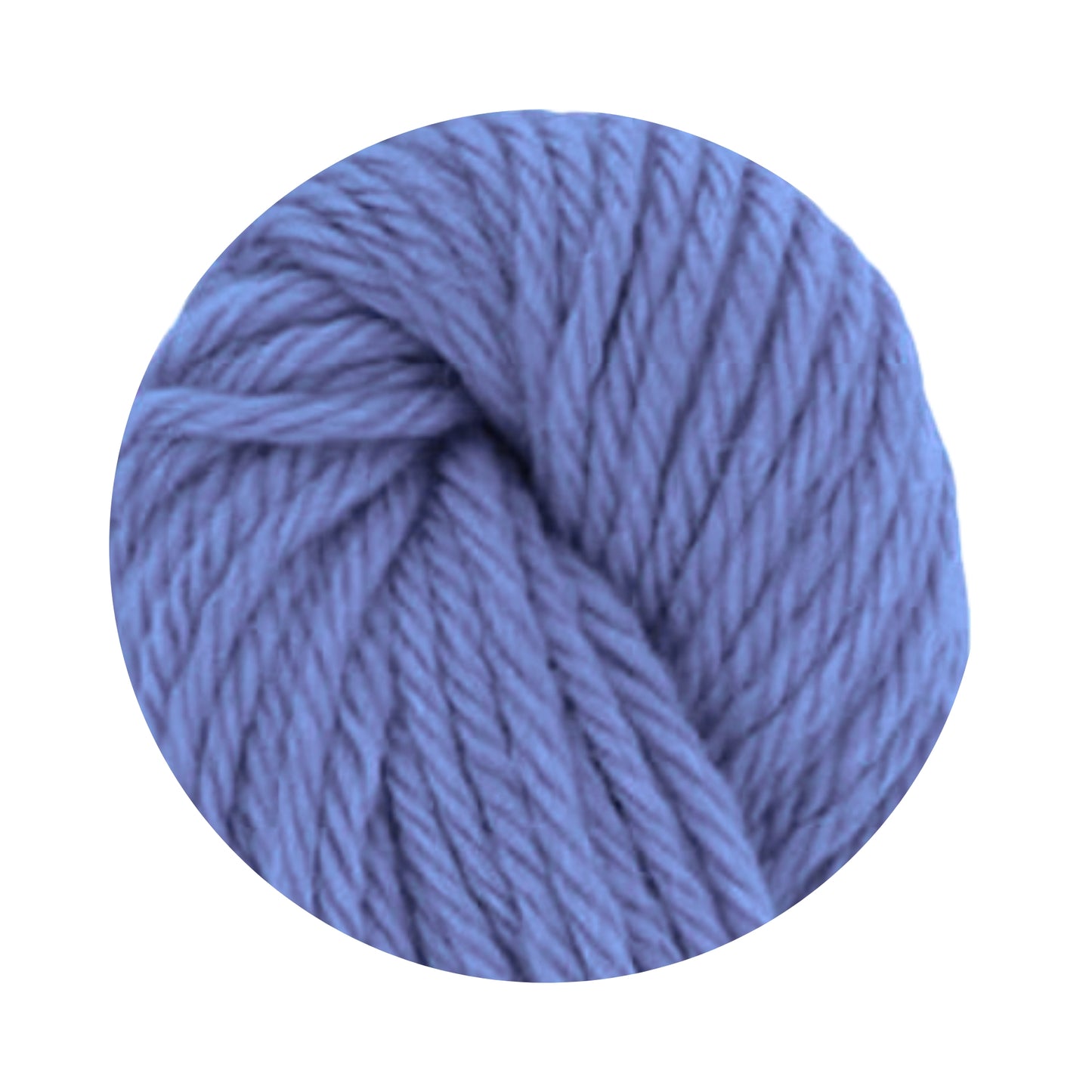 blue violet cotton yarn color swatch