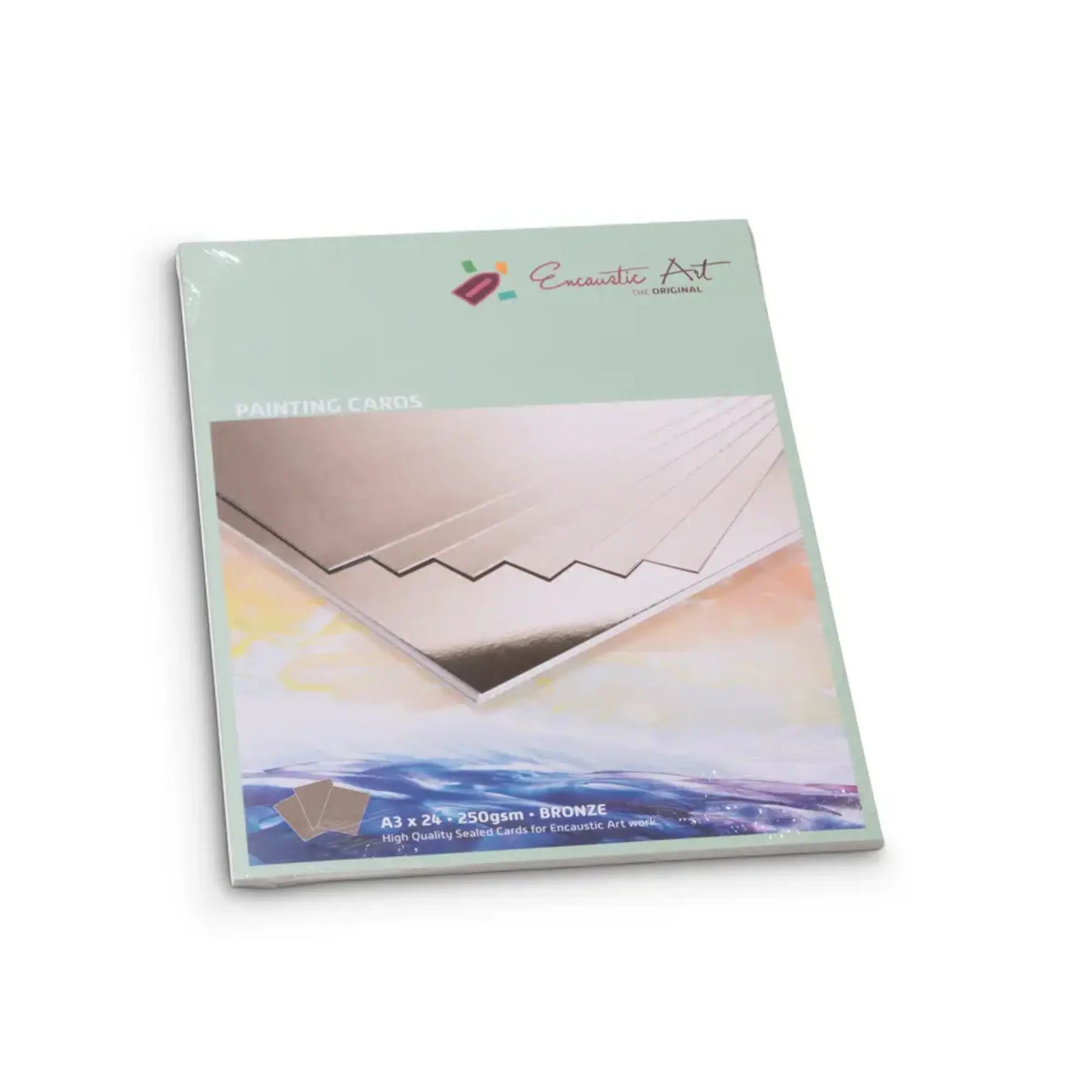 Encaustic Colored Painting Cards, Glossed, A5–A3 - Alder & Alouette