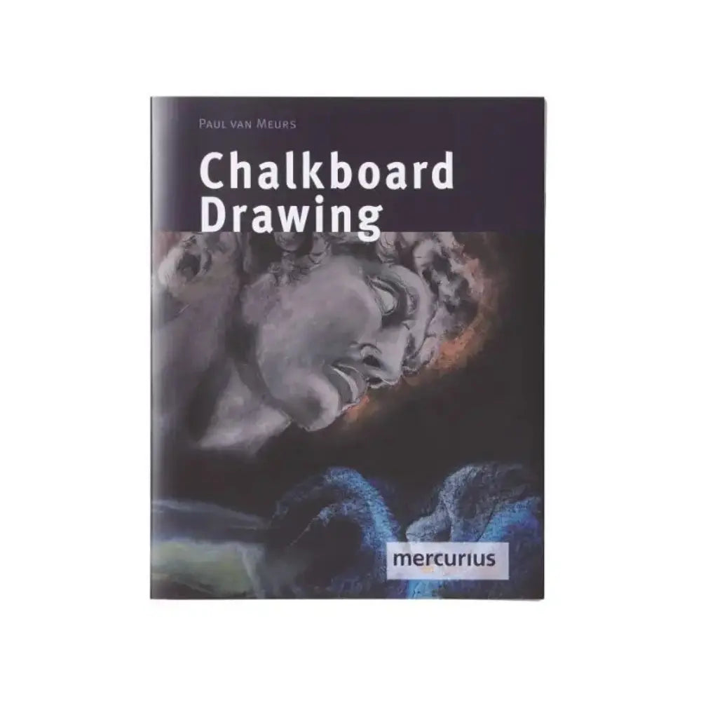 Chalkboard Drawing book top view showing lay flat format for classroom use