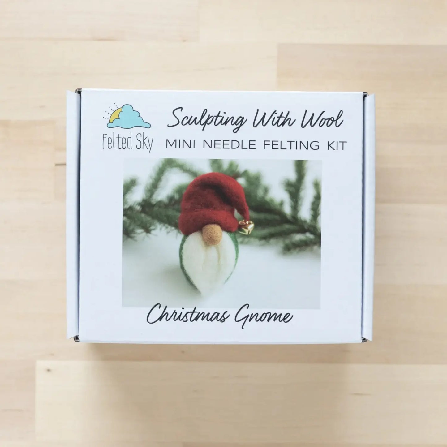 Christmas Gnome Mini Needle Felting Kit