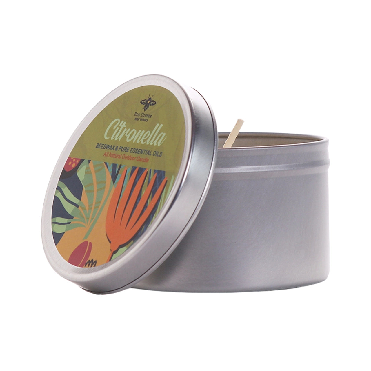 Natural Citronella Candle | Outdoor Bug Deterrent - Alder & Alouette