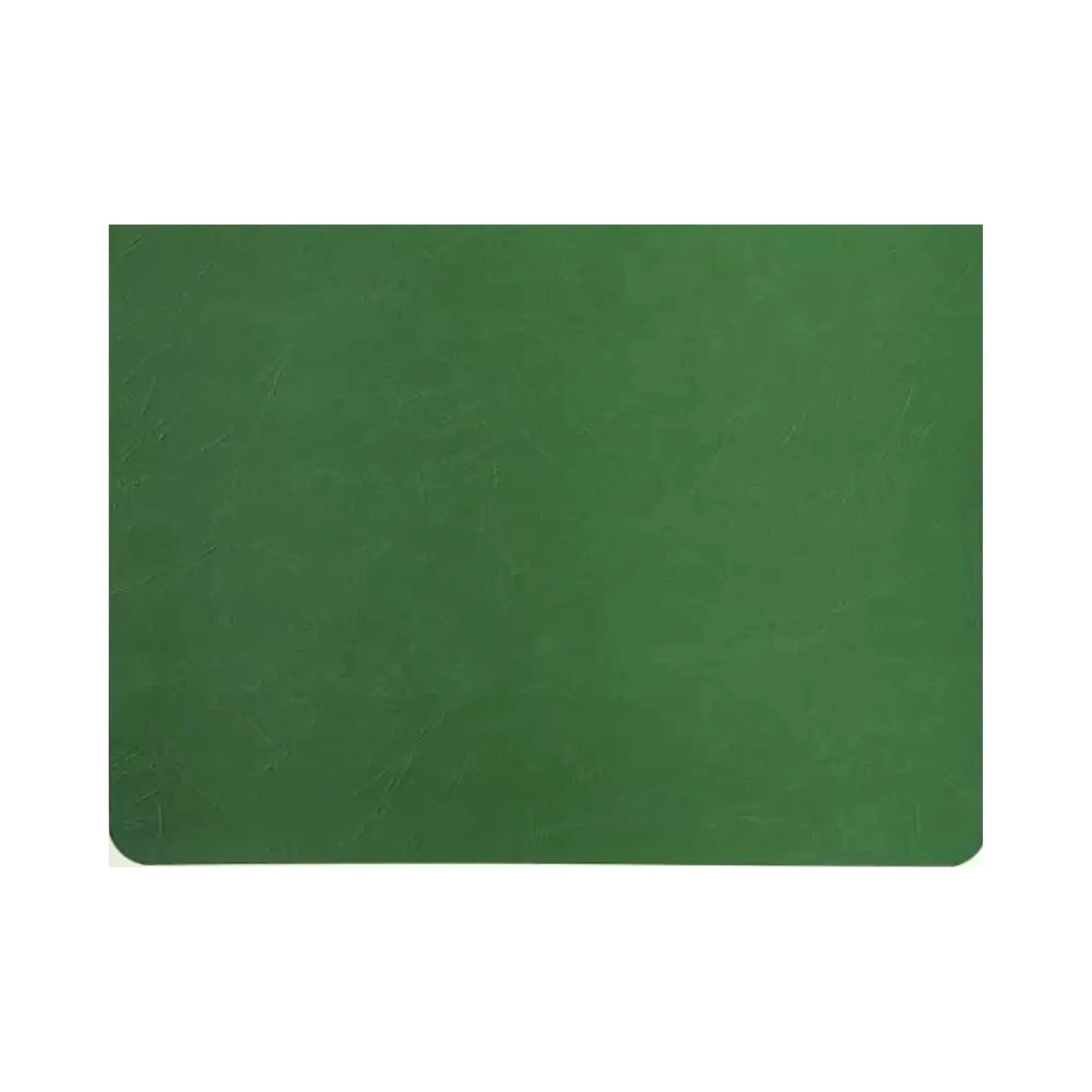 Green landscape blank Waldorf main lesson book with open white pages
