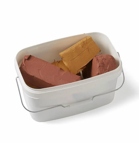 Clay Bucket with Lid