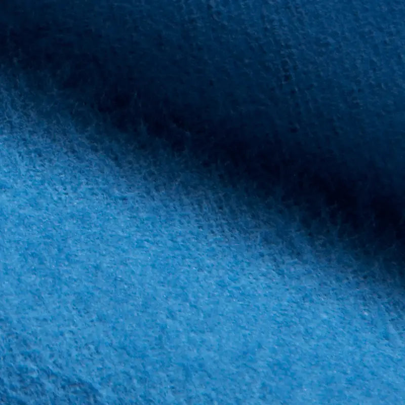 Cobalt Blue Organic Cotton Flannel color swatch for dollmaking and crafts