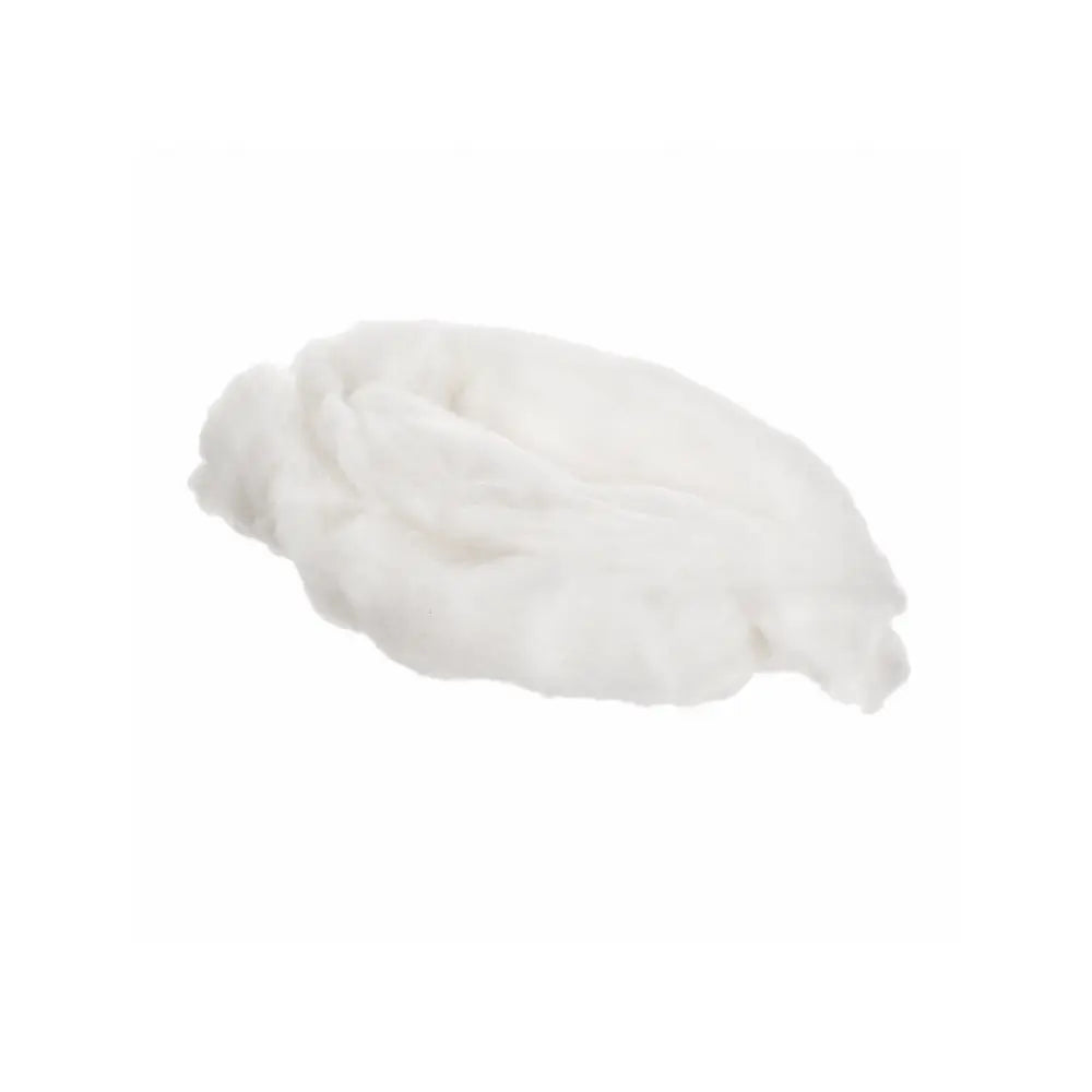 White Corriedale core wool batting for doll stuffing, felting, and natural craft projects