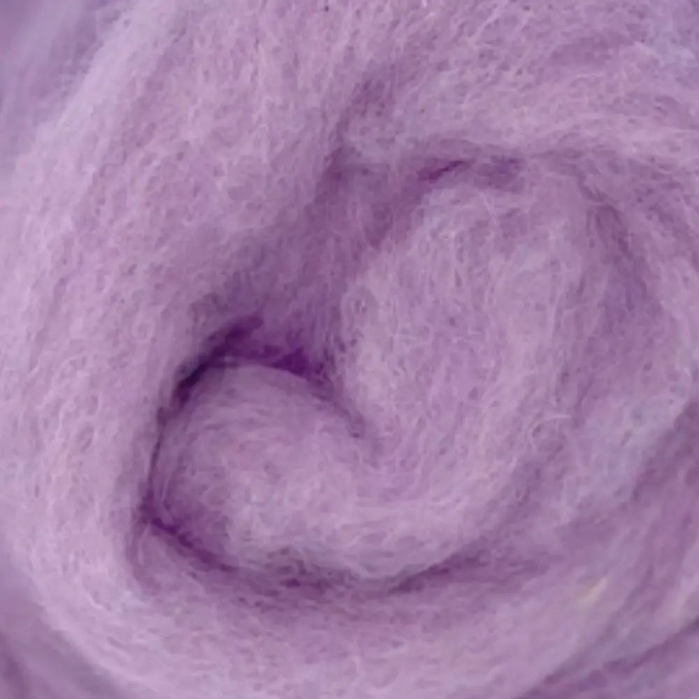 close up of corridale lavender wool