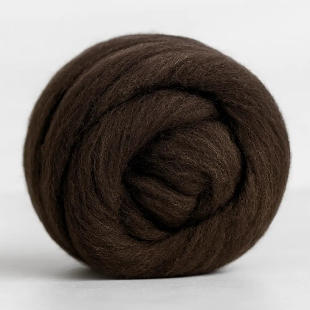 Undyed natural brown Corriedale wool top bundle 