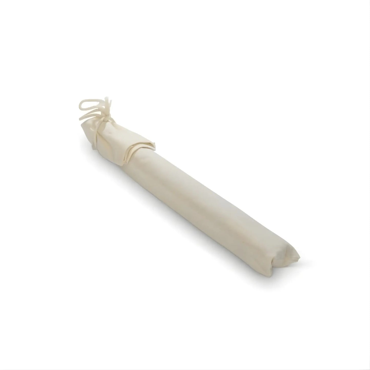 Beige cotton flute bag for Choroi flutes on a white background