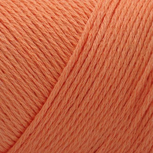 Brown Sheep Cotton Fine fingering weight yarn in apricot nectar