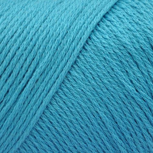 Brown Sheep Cotton Fine fingering weight yarn in sea blue