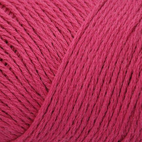 Brown Sheep Cotton Fine fingering weight yarn in cherry moon