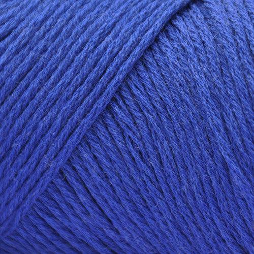 Brown Sheep Cotton Fine fingering weight yarn in emporer robe blue violet