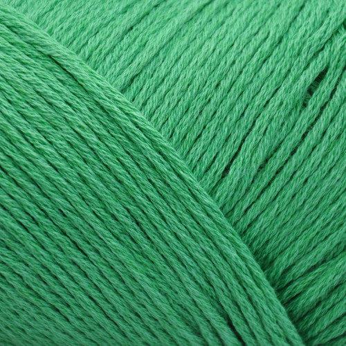 Brown Sheep Cotton Fine fingering weight yarn in green apple