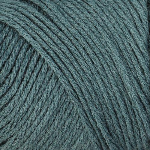 Brown Sheep Cotton Fine fingering weight yarn in jaded mermaid blue green