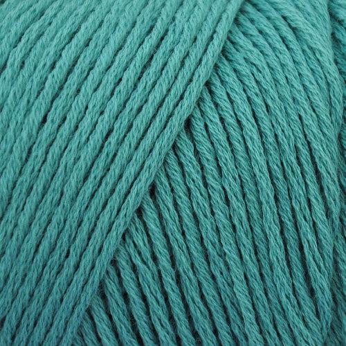 Brown Sheep Cotton Fine fingering weight yarn in in jubilent jade green