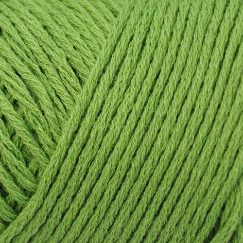 Brown Sheep Cotton Fine fingering weight yarn in lime light green