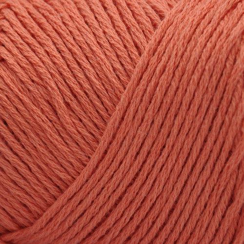 Brown Sheep Cotton Fine fingering weight yarn in october leaf orange