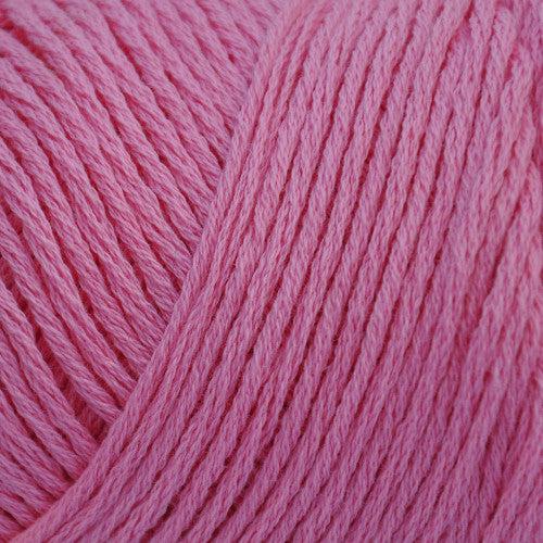 Brown Sheep Cotton Fine fingering weight yarn in pink azalea
