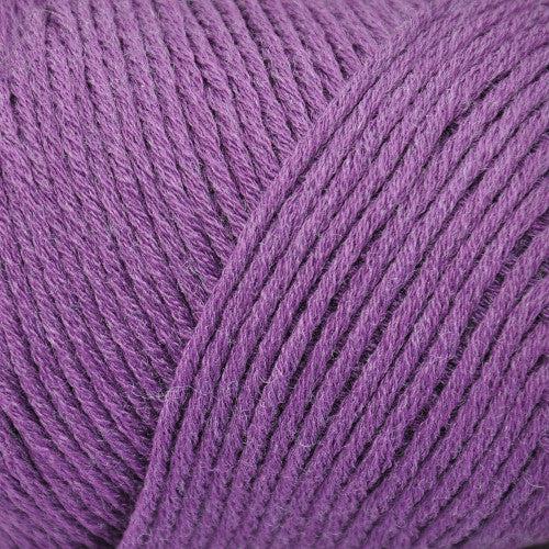 Brown Sheep Cotton Fine fingering weight yarn in plum purple