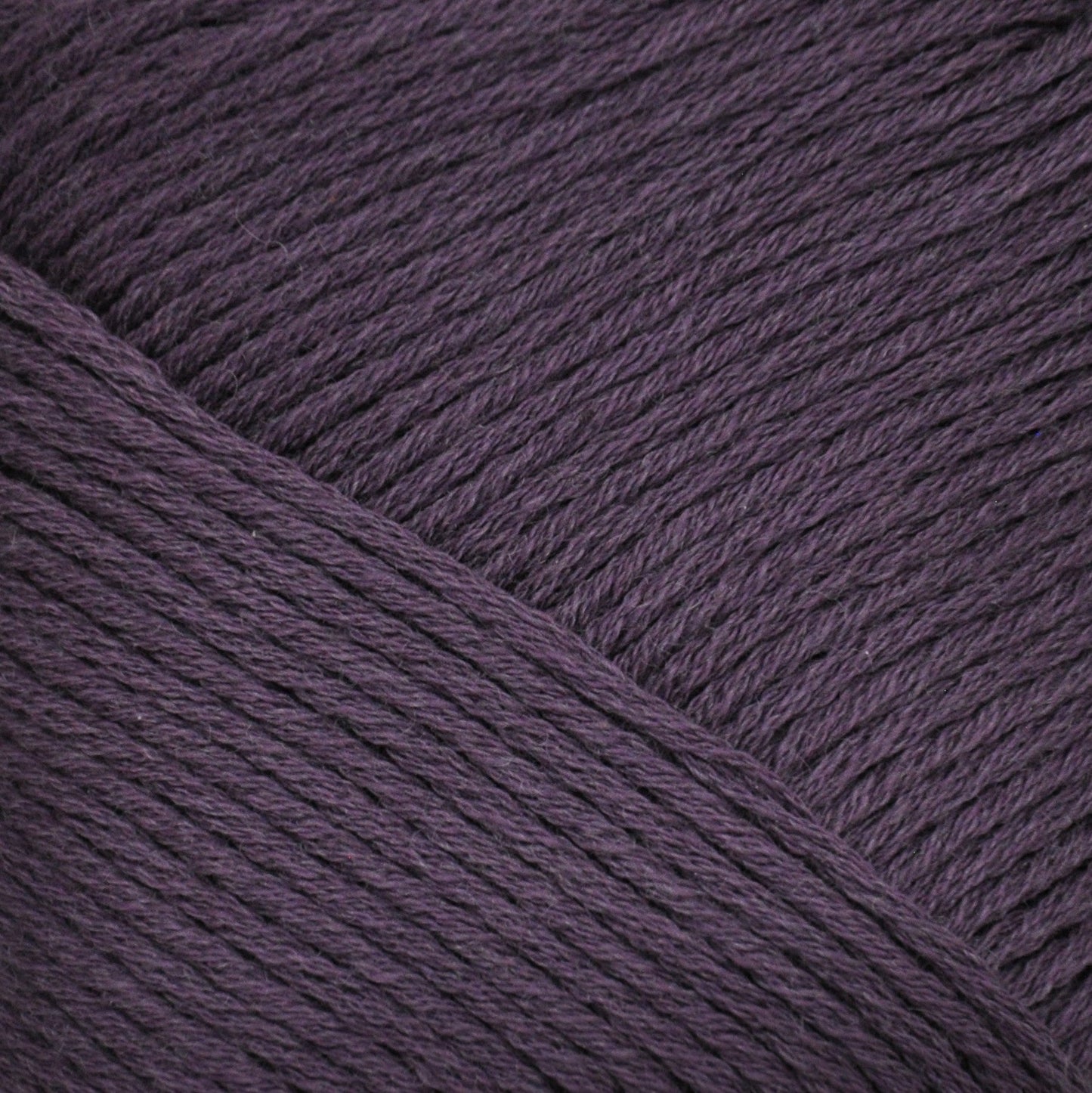Brown Sheep Cotton Fine fingering weight yarn in purple agate